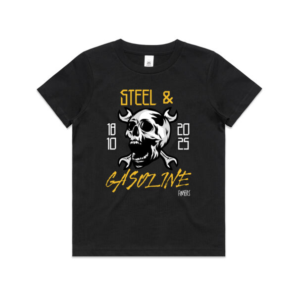 Steel & Gasoline - Youth Boys Album Launch Tee (Fingers) Thumbnail