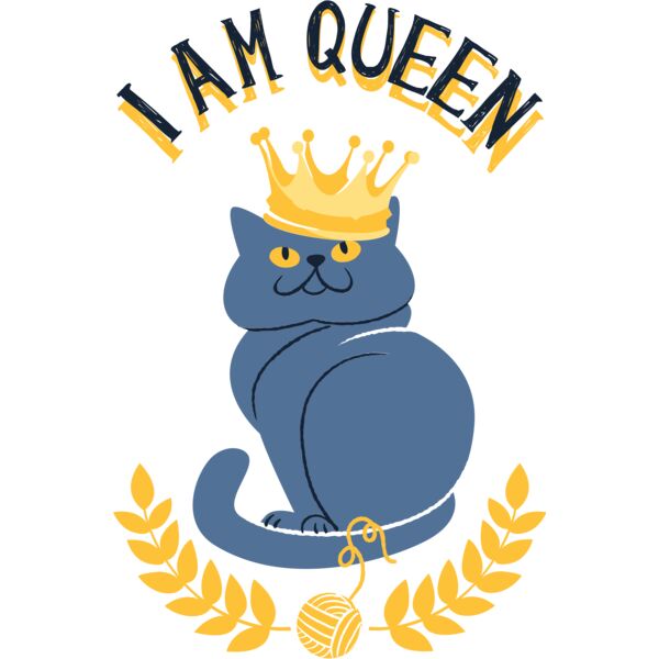 I Am Queen Cat Thumbnail